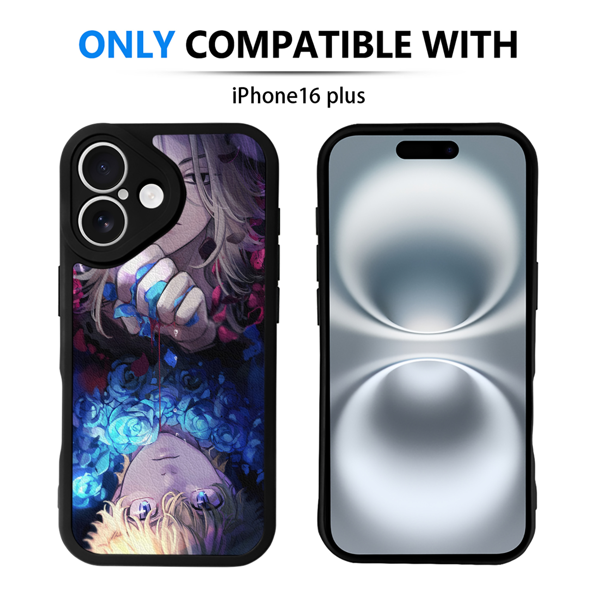 （画像用） 東京リベンジャーズ Tokyo Revengers 【iPhone 16シリーズ対応】シリコンスマホケース（レザー調） 材質：シリコン
